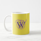 生きる豊富なジョン10:10黄色のカスタム聖なる書物、 経典 コーヒーマグカップ (左)