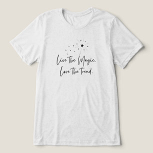 生きる魔法ラブザトレンドワンド&スパークルブラック トライブレンドTシャツ