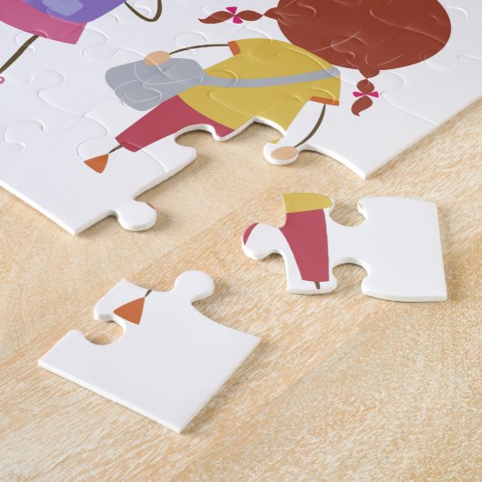 生きる～は笑う～は学校の先生学が好きだ   ジグソーパズル (側面)