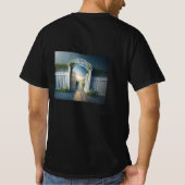 "生きる..." オリジナル メンズ Tシャツ (裏面)