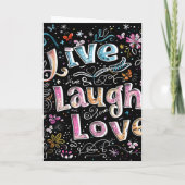 生きる、愛し、笑う カード (裏面)