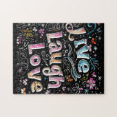 生きる、愛し、笑う ジグソーパズル (横)