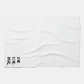 生きる、愛する、樹皮 キッチンタオル (横)