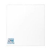 生きる、愛、ラマ ノートパッド (正面)