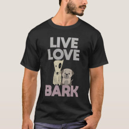生きる 愛 吠える Tシャツ