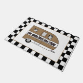 「生きる、笑う、愛し、キャンプ」 ドアマット (アングル)