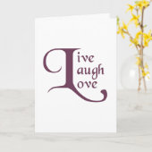 生きる、笑う、愛する カード (黄色い花)