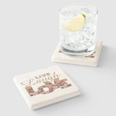 生きる、笑う、愛する ストーンコースター (横)