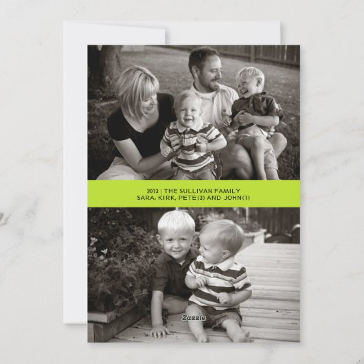 生きる、笑う、愛する、繰り返す。ホリデーカード | 5 x 7 シーズンカード (裏面)