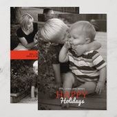 生きる、笑う、愛する、繰り返す。ホリデーカード | 5 x 7 シーズンカード (正面/裏面)