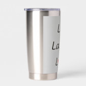 生きる、笑う、愛のメッセージ 保温保冷タンブラー (右面)