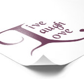 生きる、笑う、愛 フォトプリント            (角)