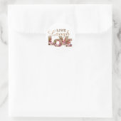 生きる、笑う、愛 ラウンドシール (バッグ)