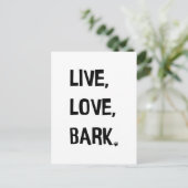 生きろ恋ろ樹皮はがき ポストカード (スタンド正面)