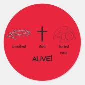 生きろ!シートクラシック1枚につき20個の丸いシール ラウンドシール (正面)