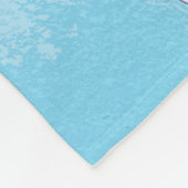 生きろ! – ダウンヒルスキーヤーフリースブランケット フリースブランケット (角)