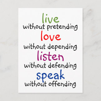 生きろ、愛聞話ろ ポストカード