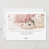 生きろ 笑え 吠えろ | ペットのクリスマス 2 写真 シーズンカード (裏面)