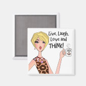 「生きろ、笑え、愛考えしろ!」 DIVAマグネット マグネット (正面/裏面)