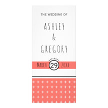 生きモダンサンゴタイポグラフィ結婚式