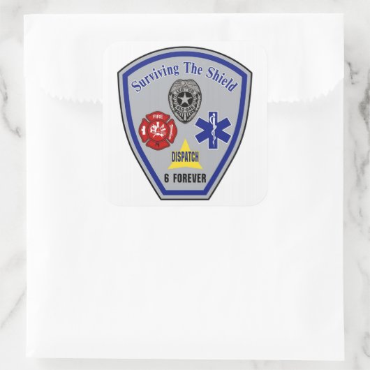 生き延びのシールドのシール スクエアシール (バッグ)