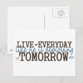 生き延びるような ポストカード (正面/裏面)