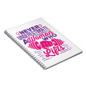 生き延びる女性を決して過小評価しない ノートブック (右側)