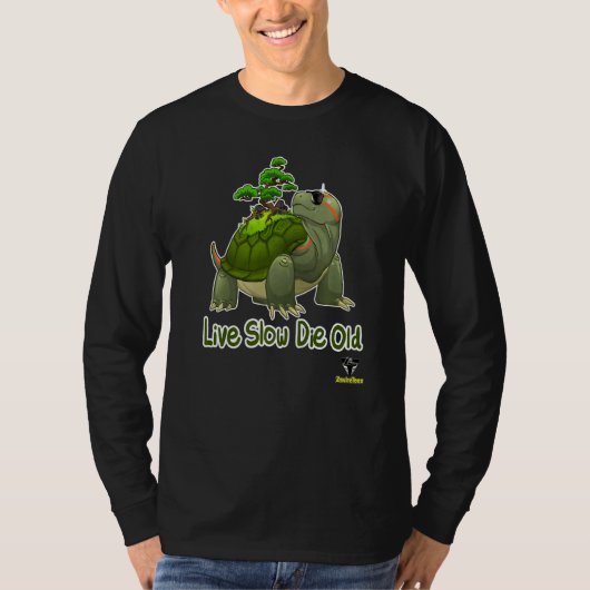 生き延びる生き延びる老亀 Tシャツ (正面)