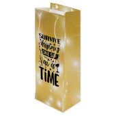 生き延びクリスマス一口飲む ワインギフトバッグ (裏面アングル)