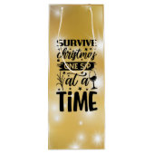 生き延びクリスマス一口飲む ワインギフトバッグ (裏面)