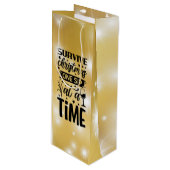 生き延びクリスマス一口飲む ワインギフトバッグ (正面アングル)