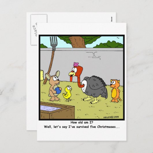 生き延びクリスマス！ シーズンポストカード (正面/裏面)