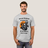 生き延びハロウィーンの夜の叫び Tシャツ (正面フル)