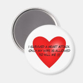 生き延びハート攻撃 マグネット (正面/裏面)