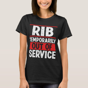 生き延び初めて壊れおもしろいた肋骨部 Tシャツ