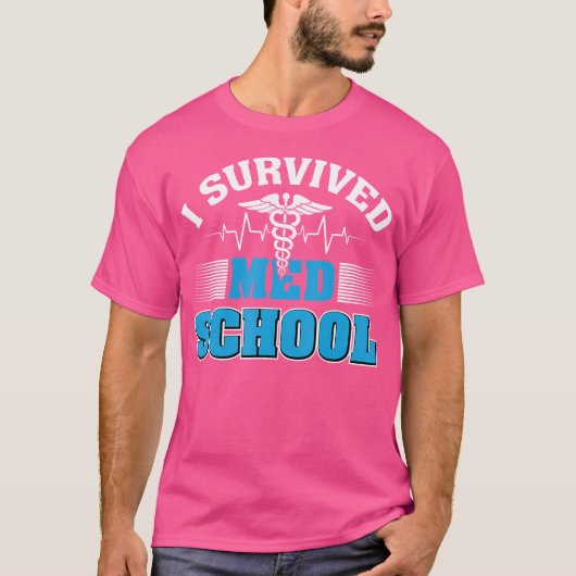 生き延び医院医学生ドクター Tシャツ (正面)