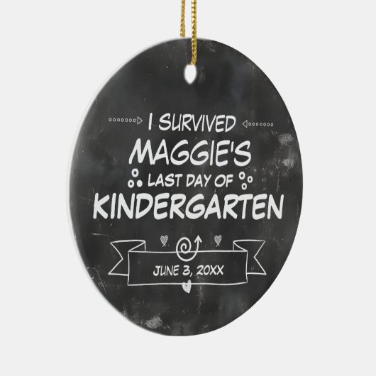 生き延び学校の最終日 セラミックオーナメント (右)