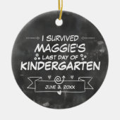 生き延び学校の最終日 セラミックオーナメント (正面)