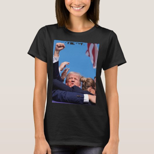 生き延び射撃、 発砲 Tシャツ (正面)