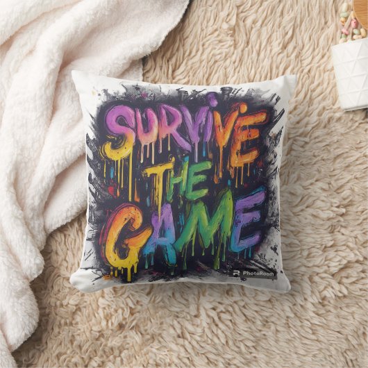 生き延び試合 クッション (ブランケット)