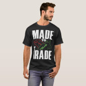 生き延びDip取引日投資家の日プルオーバー Tシャツ (正面フル)