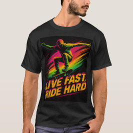 生き急げ、荒馬乗り Tシャツ