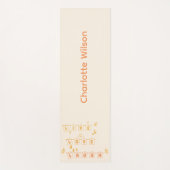 生き愛の笑い可愛いノートリヨガマット ヨガマット (正面)