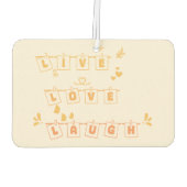 生き愛の笑い可愛いノート空気フレッシュナー カーエアーフレッシュナー (裏面)