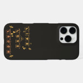 生き愛の笑い可愛いノート iPhoneケース (裏面横)