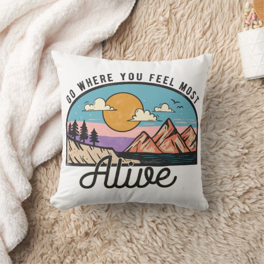 生き感じた場所 クッション (ブランケット)