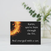 生き感動的残り ポストカード (スタンド正面)