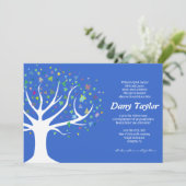 生き方ユダヤ人ベビー命名招待状少年 招待状 (スタンド正面)