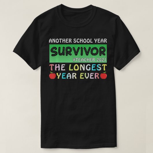 生き残った別の学校の年 Tシャツ (デザイン正面)