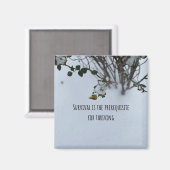 生き残りのかわいい引用文磁石 マグネット (正面/裏面)